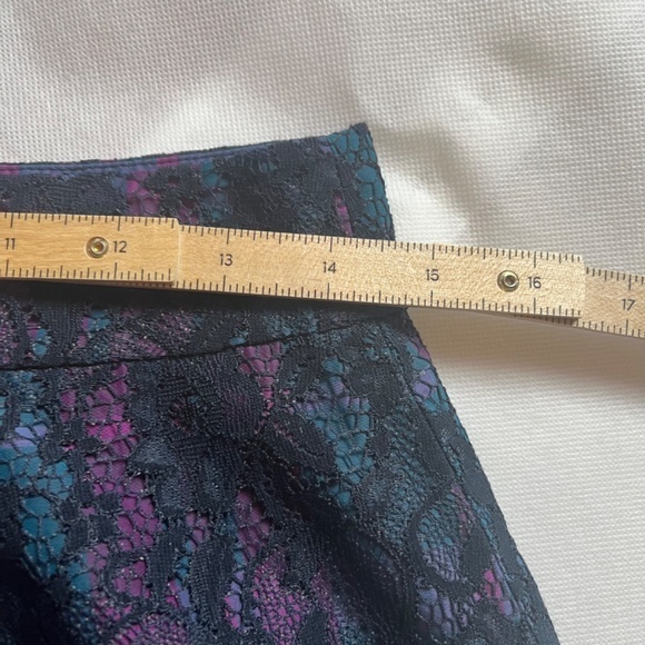 Marc by Marc Jacobs Tartan Lace Black A-line Mini Cocktail Multicolor Skirt - Picture 7 of 9